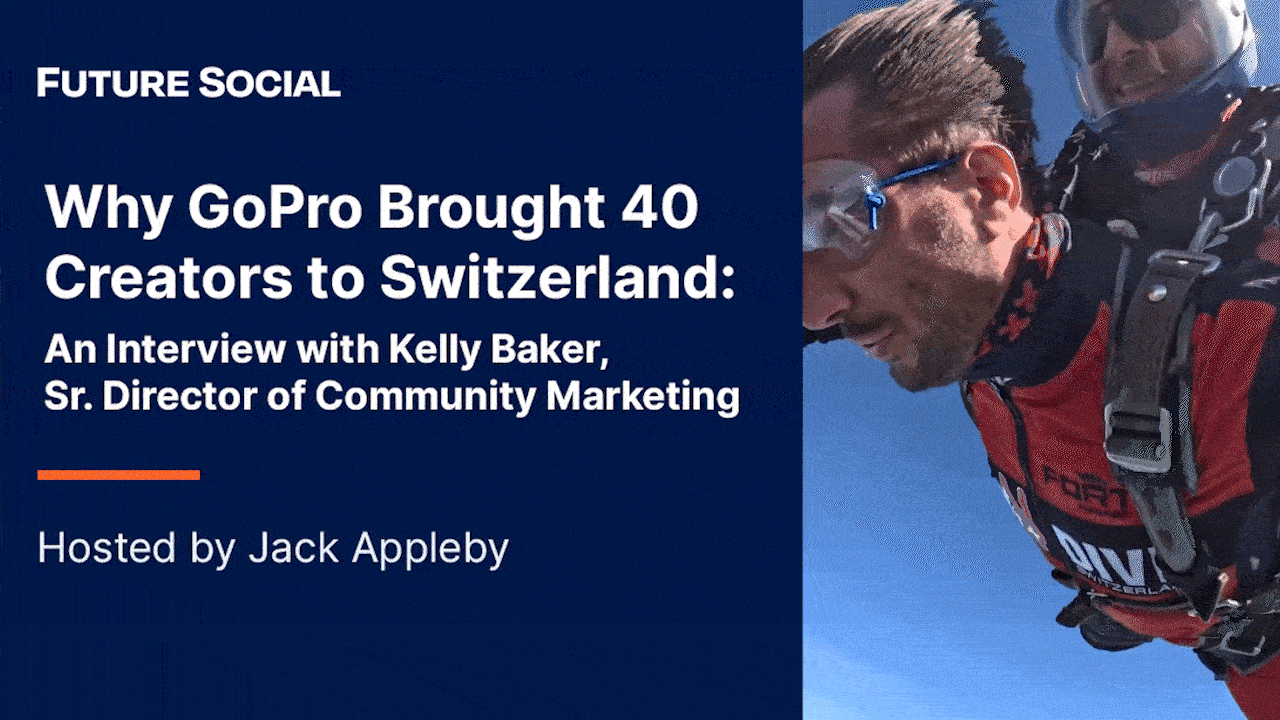 GoPro Future Social webinar thumbnail with Jack Appleby and Kelley Baker