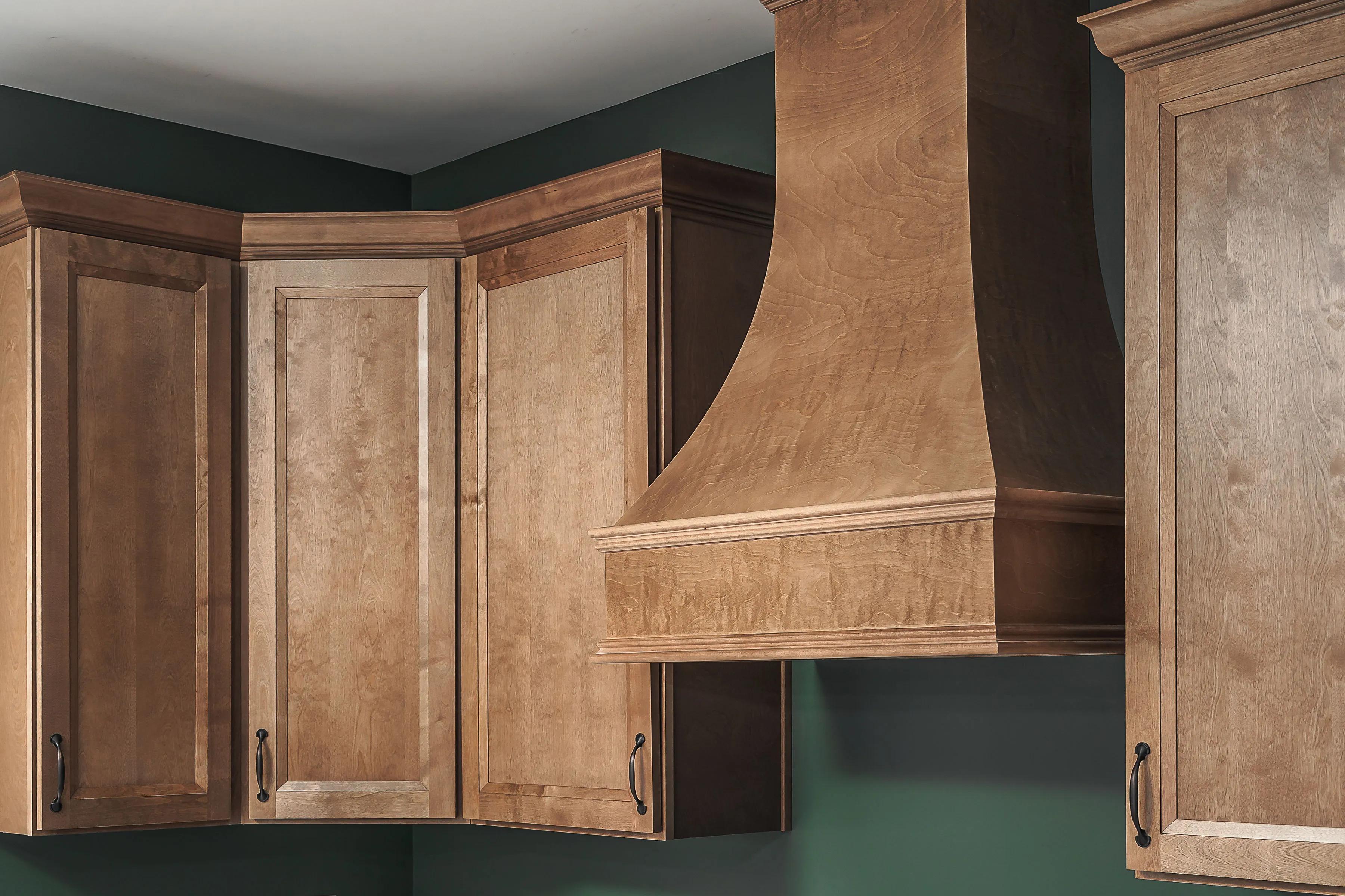 Custom built cabinets for custom built home