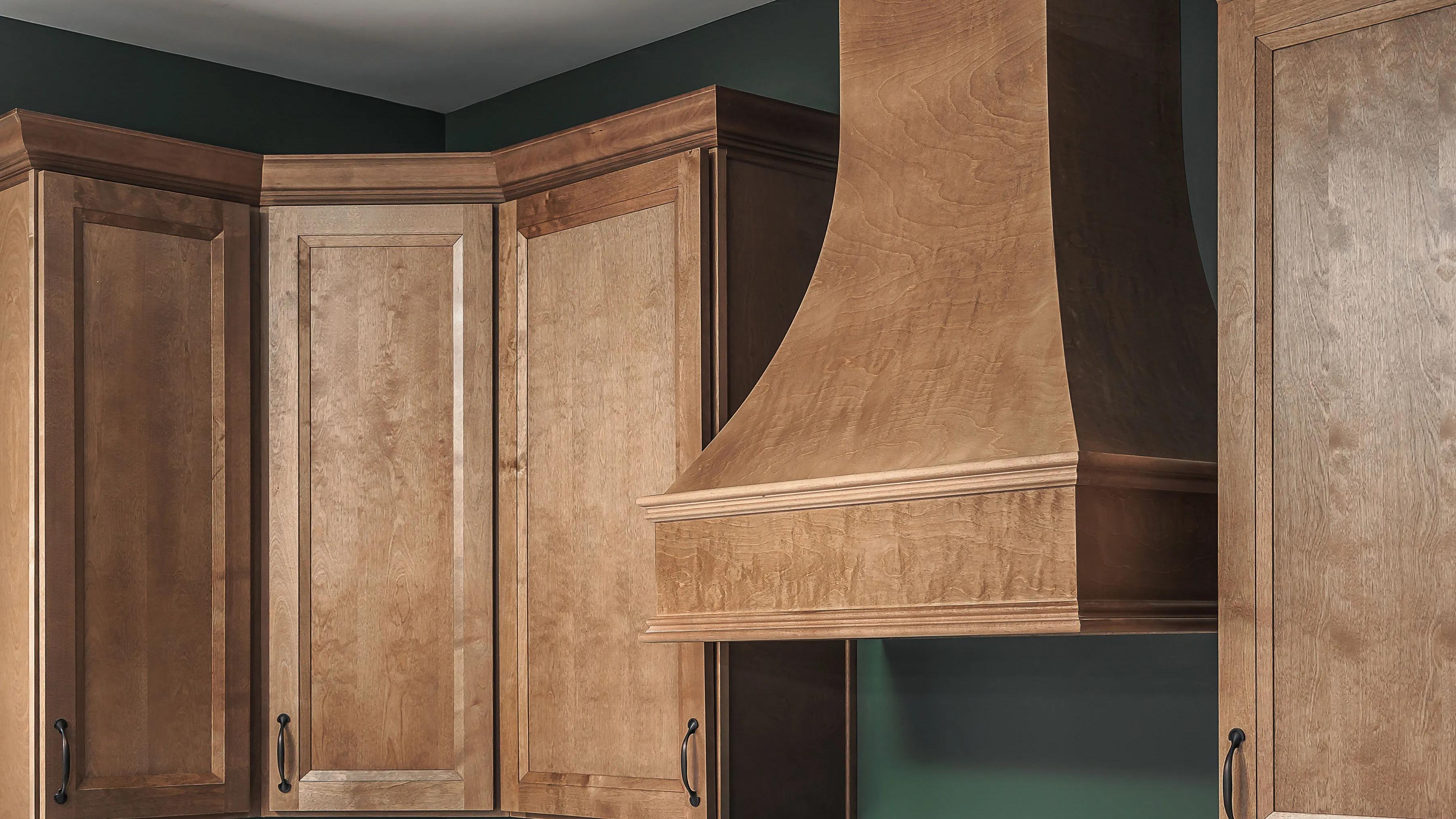 Custom built cabinets for custom built home