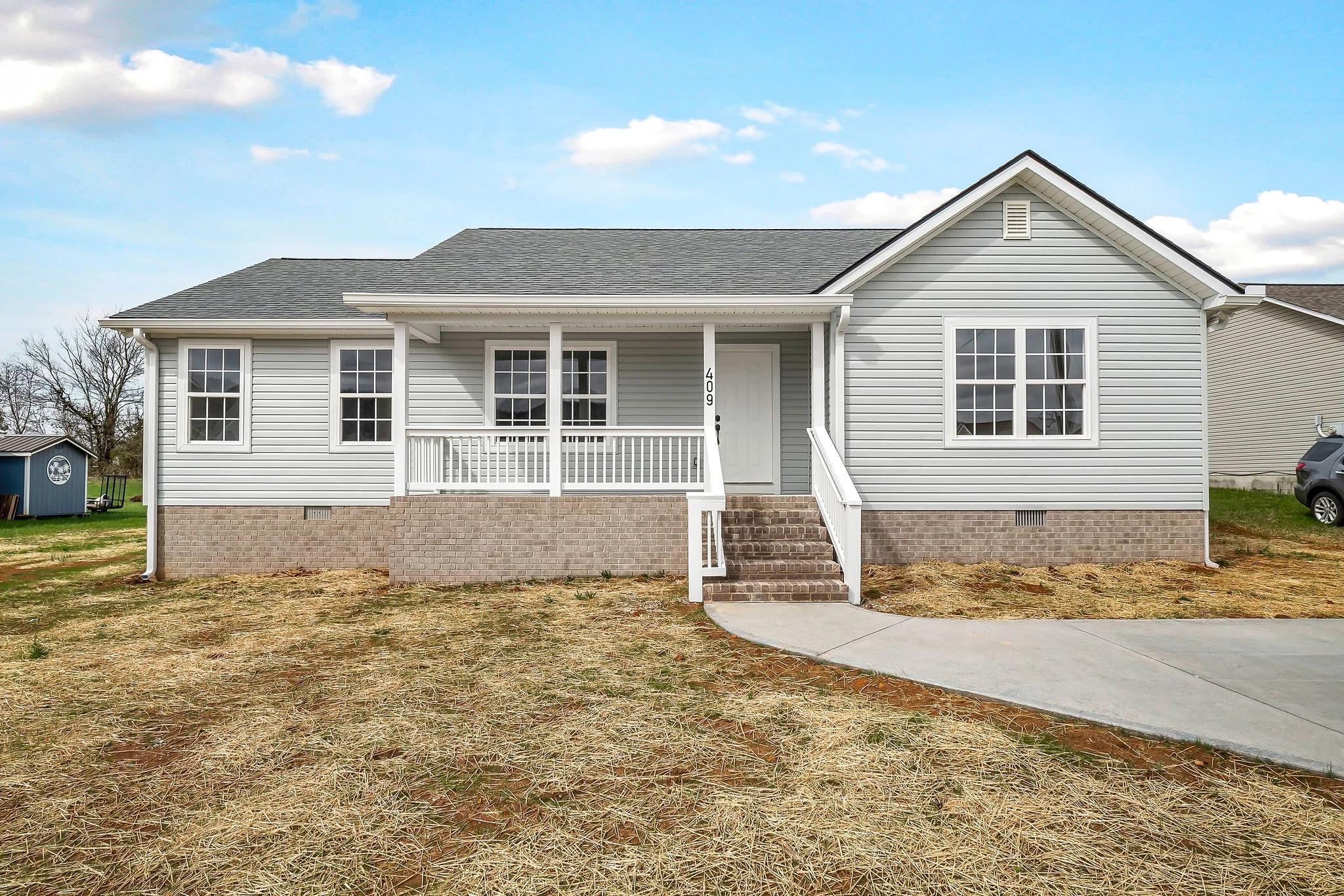 Small family home from outside