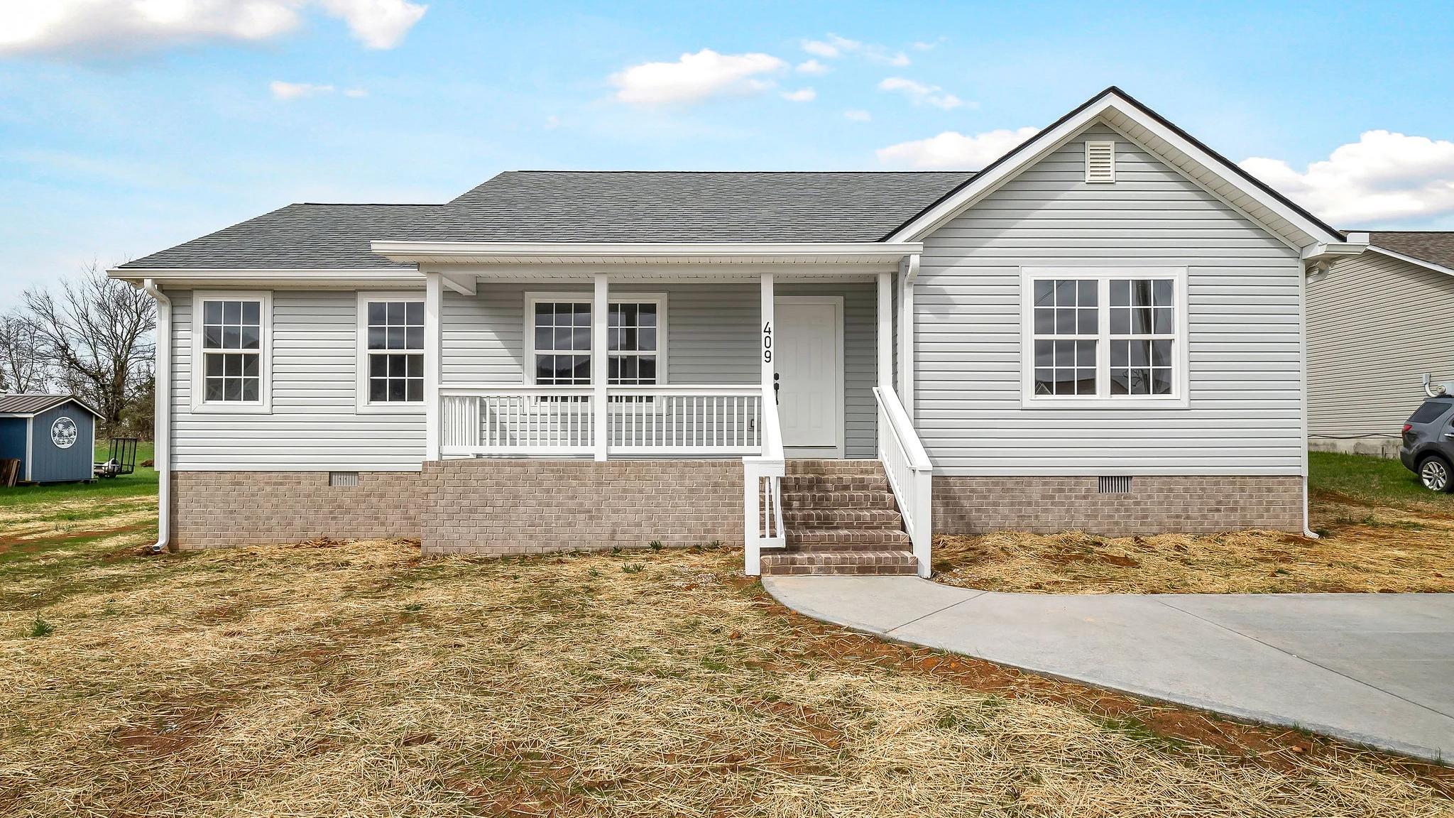 Small family home from outside