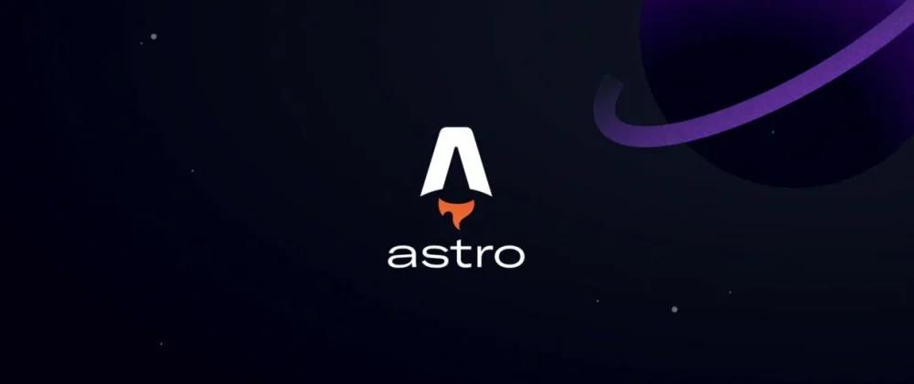 Astro logo in space with planets surrounding it
