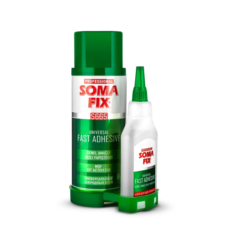 Kit de adhesivo cianoacrilato industrial con activador para carpintería profesional