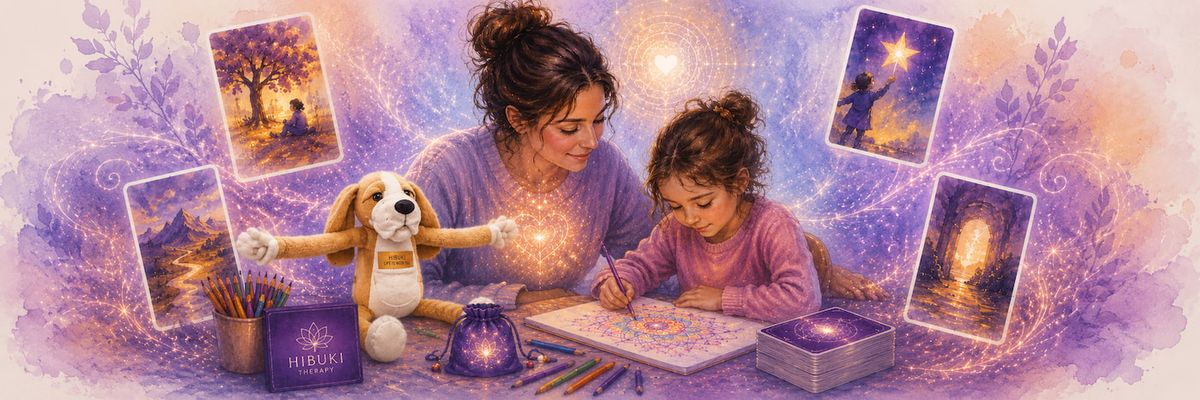 kids and metaphorical cards