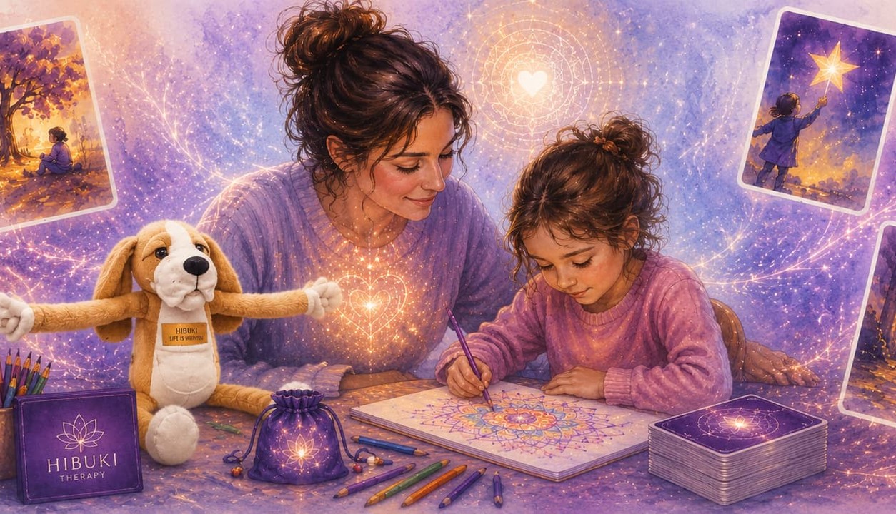 kids and metaphorical cards