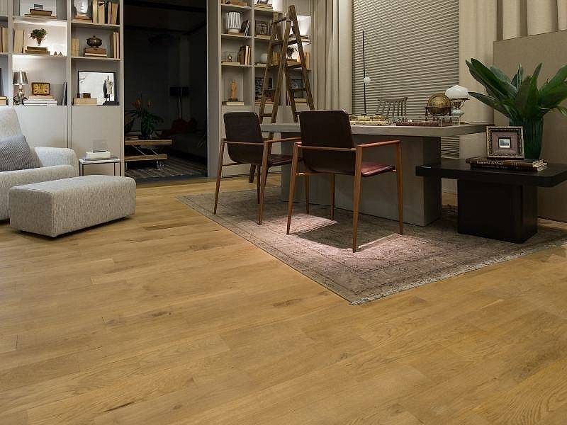 Piso de madera PF Sólido Carvalho Branco — Indusparquet
