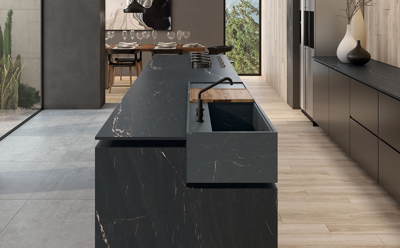 Purastone prima – Titanium Black — placa entera