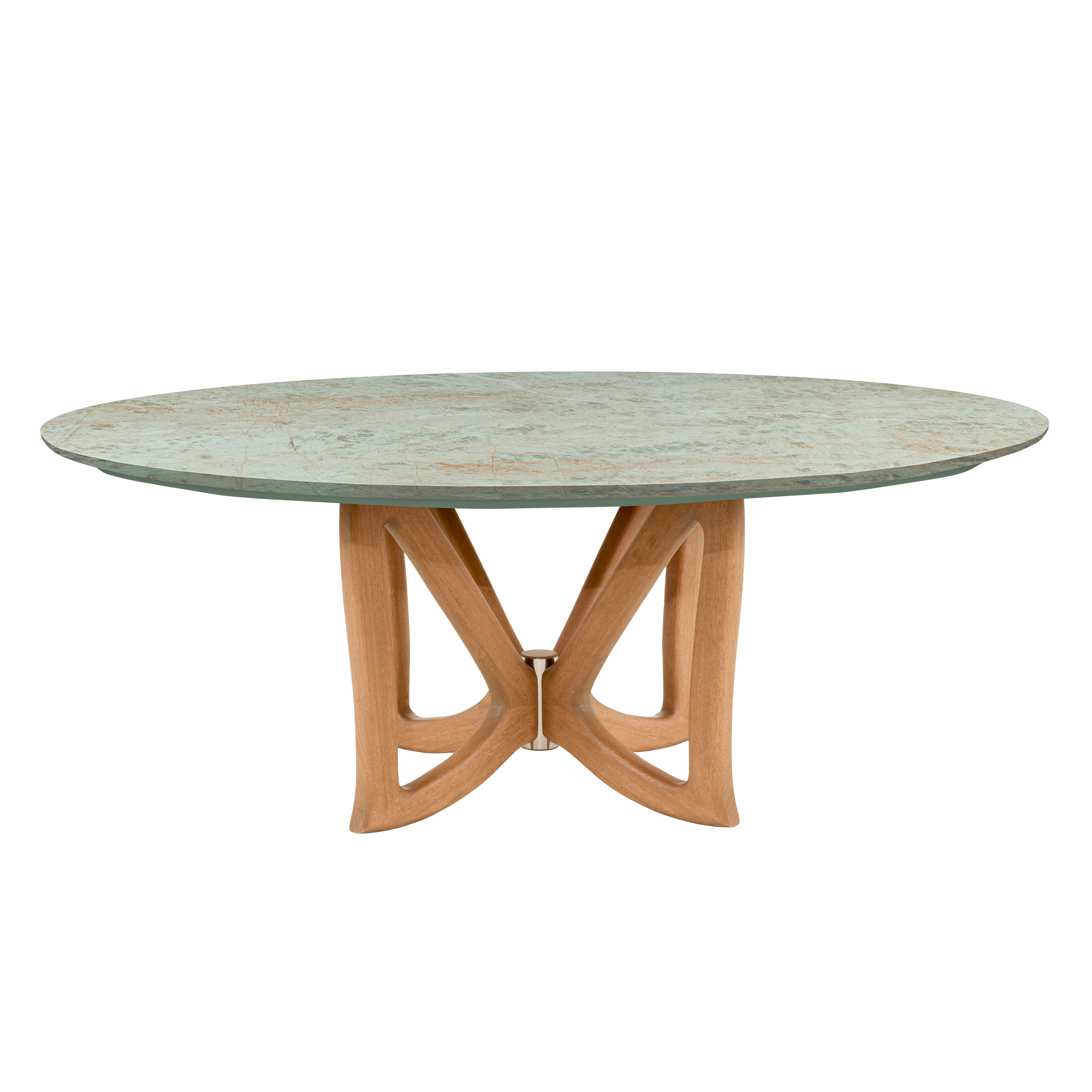 Mesa de comedor Valentin tapa de mármol - redonda