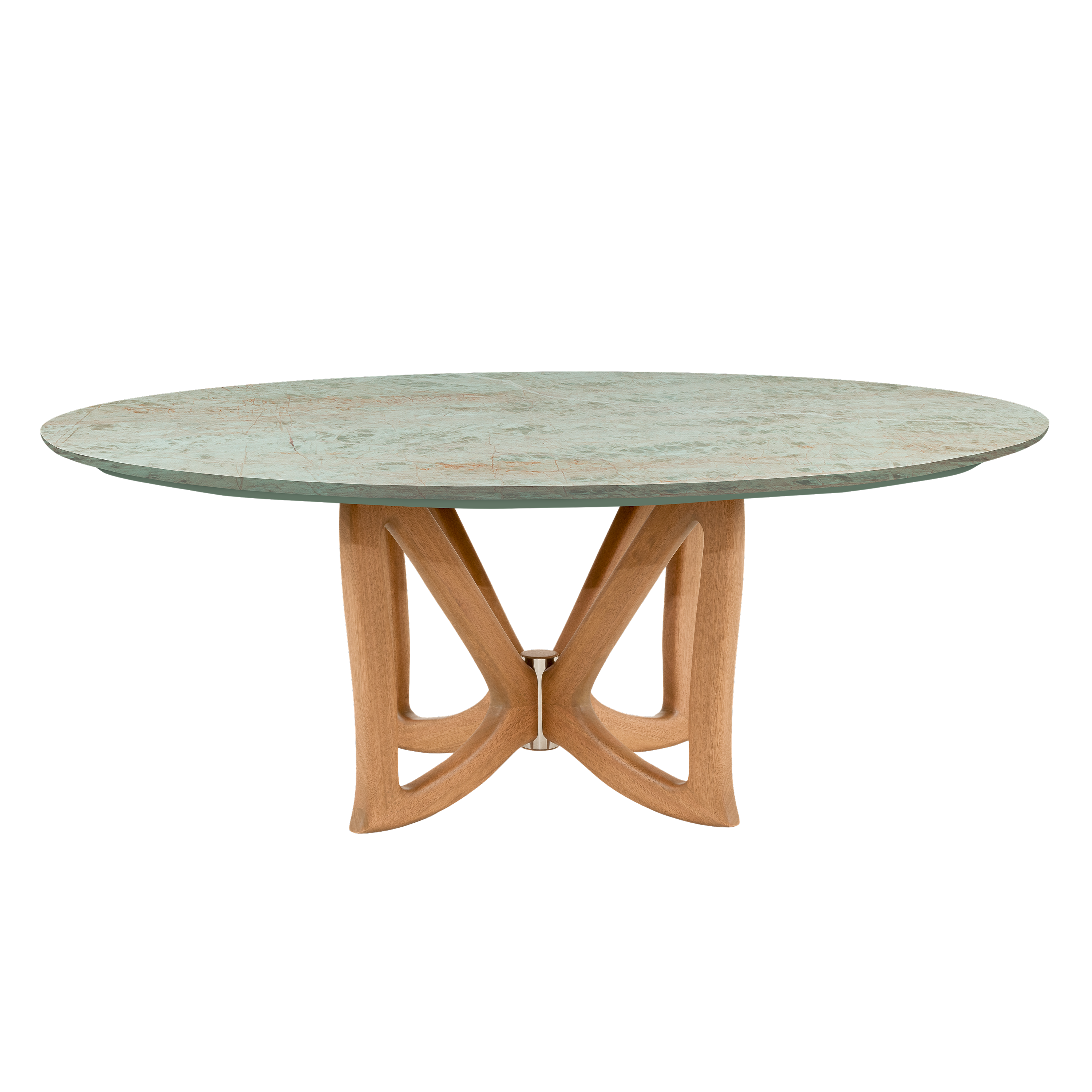 Mesa de comedor Valentin tapa de mármol - redonda