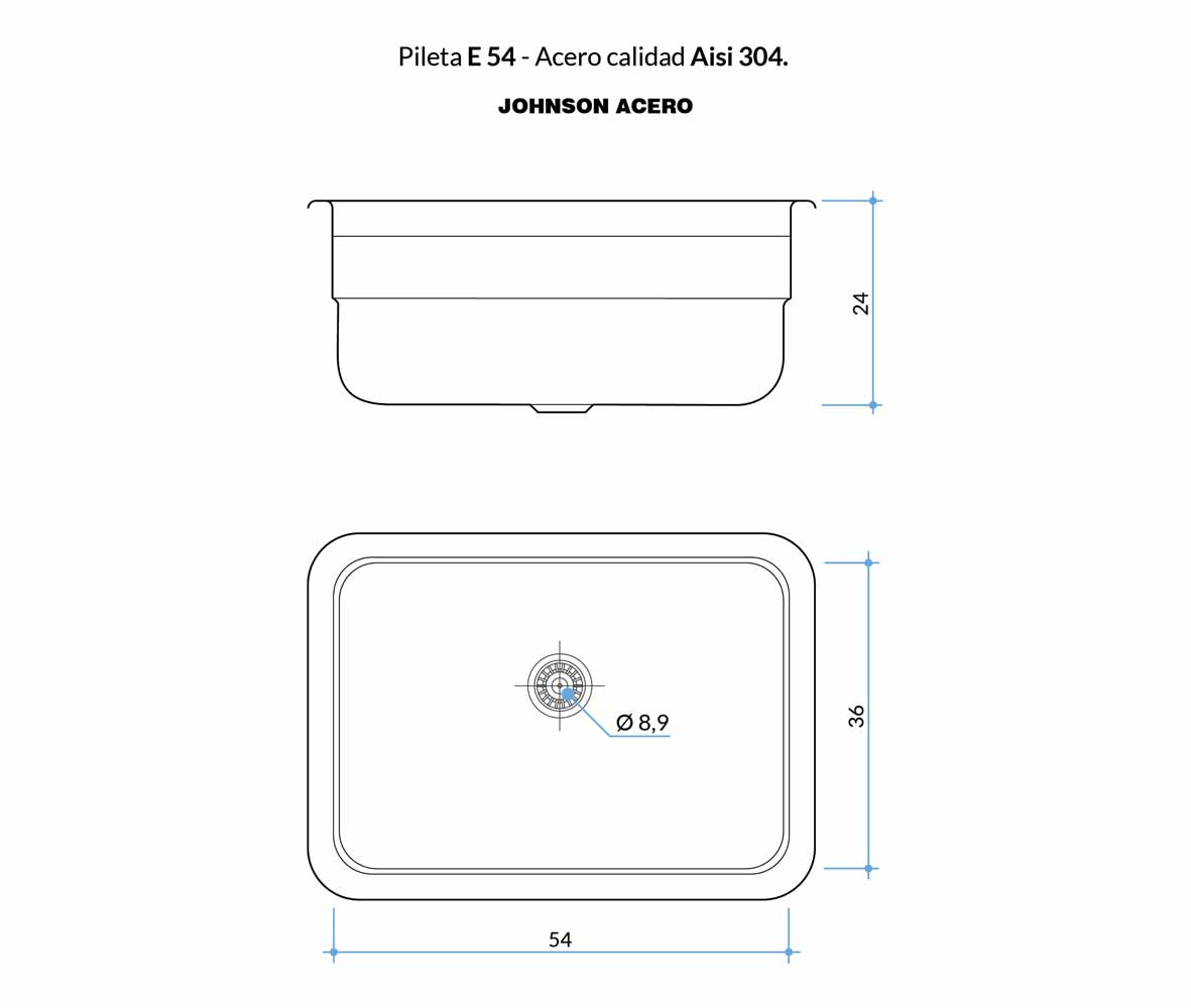 Modelo E54 — Johnson Acero