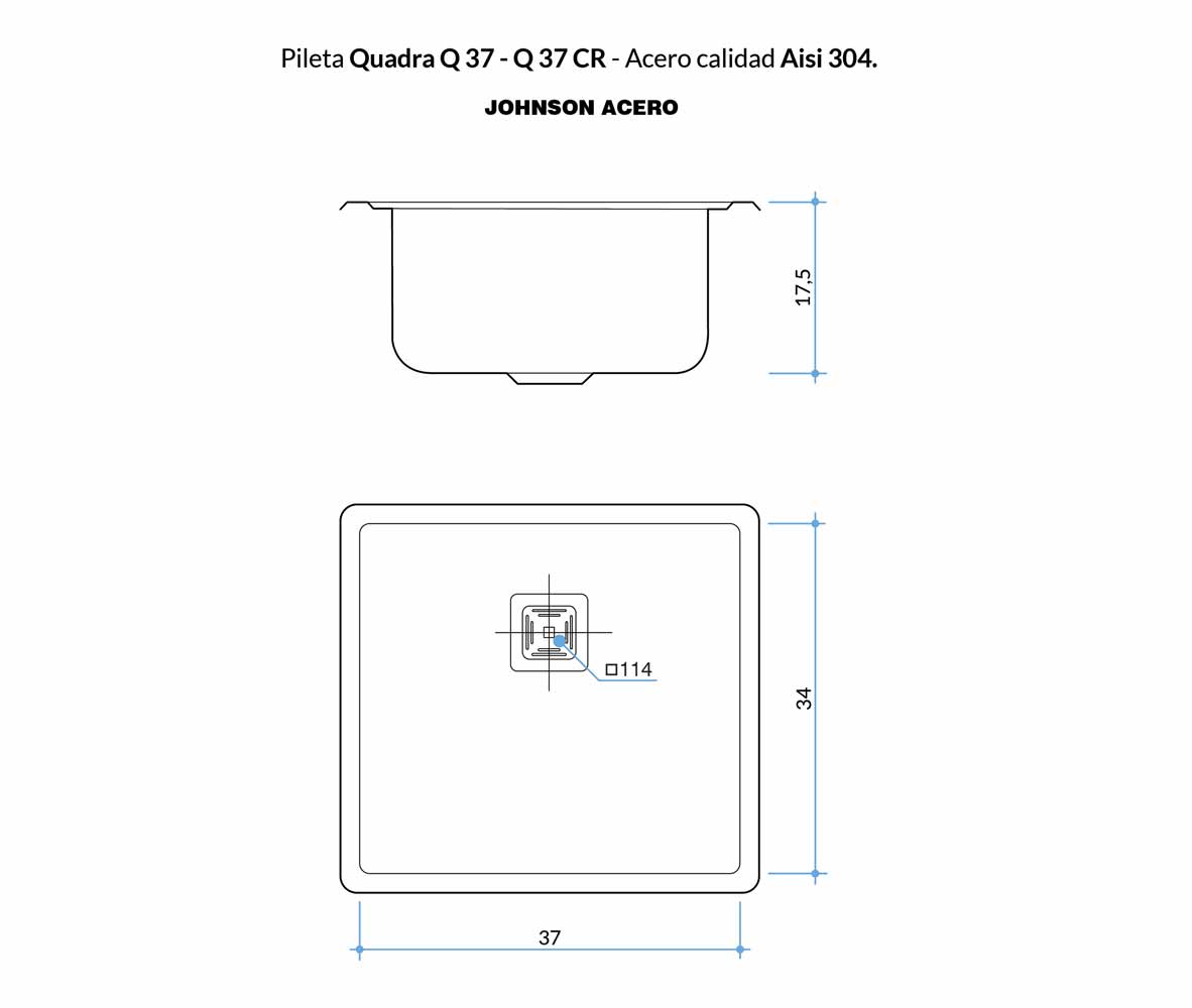 Modelo Quadra Q37 — Johnson Acero
