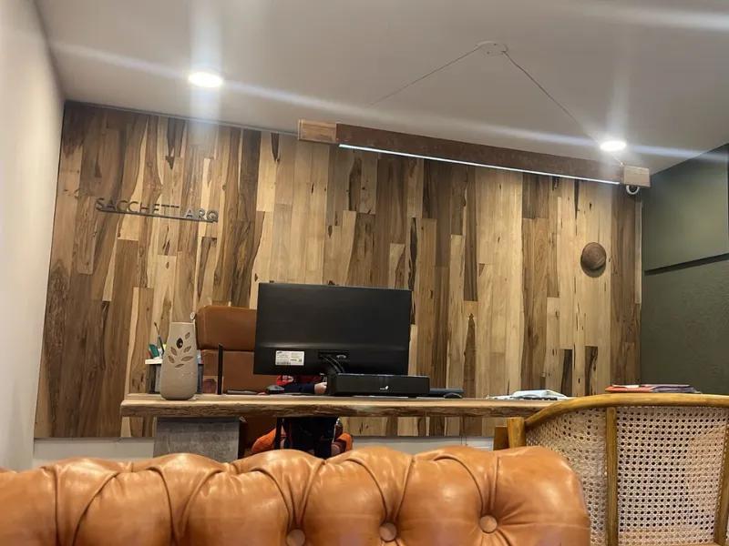 Revestimiento de pared de Madera Uf Solido Guayuvira — Indusparquet