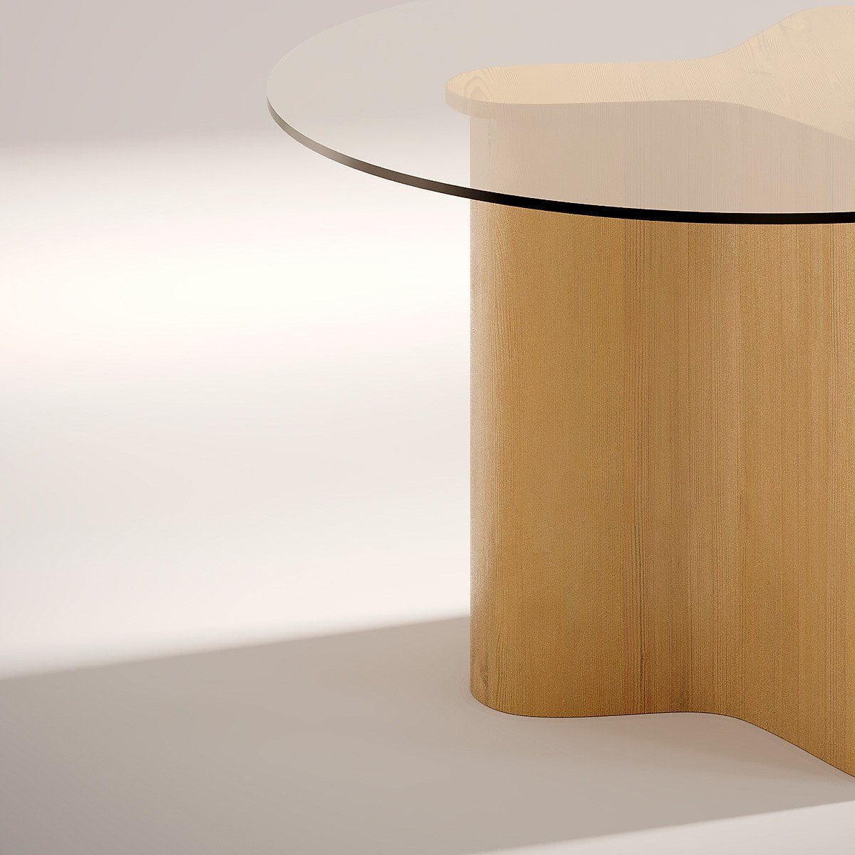 Mesa de comedor Le Monde vidrio