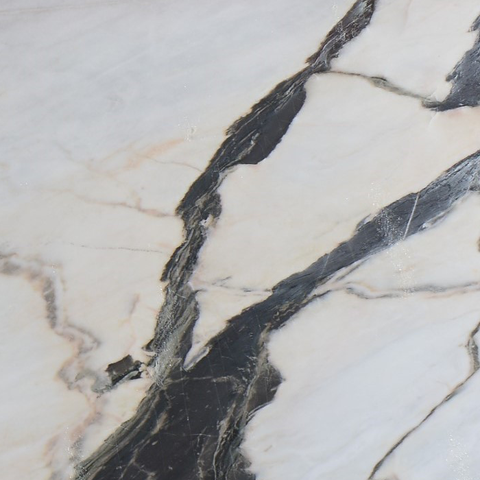 Mármol – Fantasy White — detalle de la veta