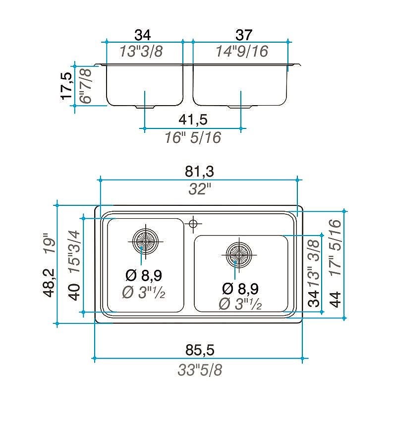 Modelo Quadra Q085 A — Johnson Acero