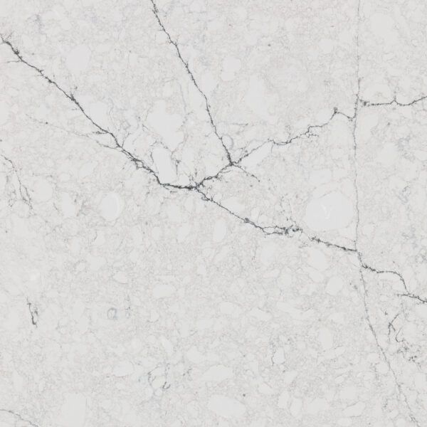 Purastone – Bianco Silver — el material en un ambiente