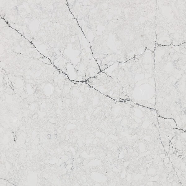 Purastone – Bianco Silver — el material en un ambiente