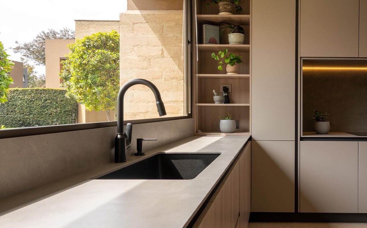 Purastone prima – Metro Grey — el material en un ambiente