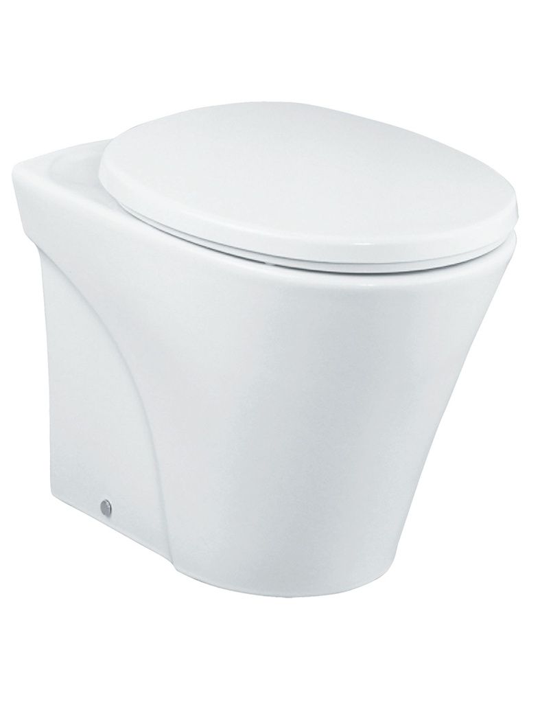 Inodoro De Pie Avante 824 Descarga Pared + Asiento + Cisterna + Tecla — TOTO