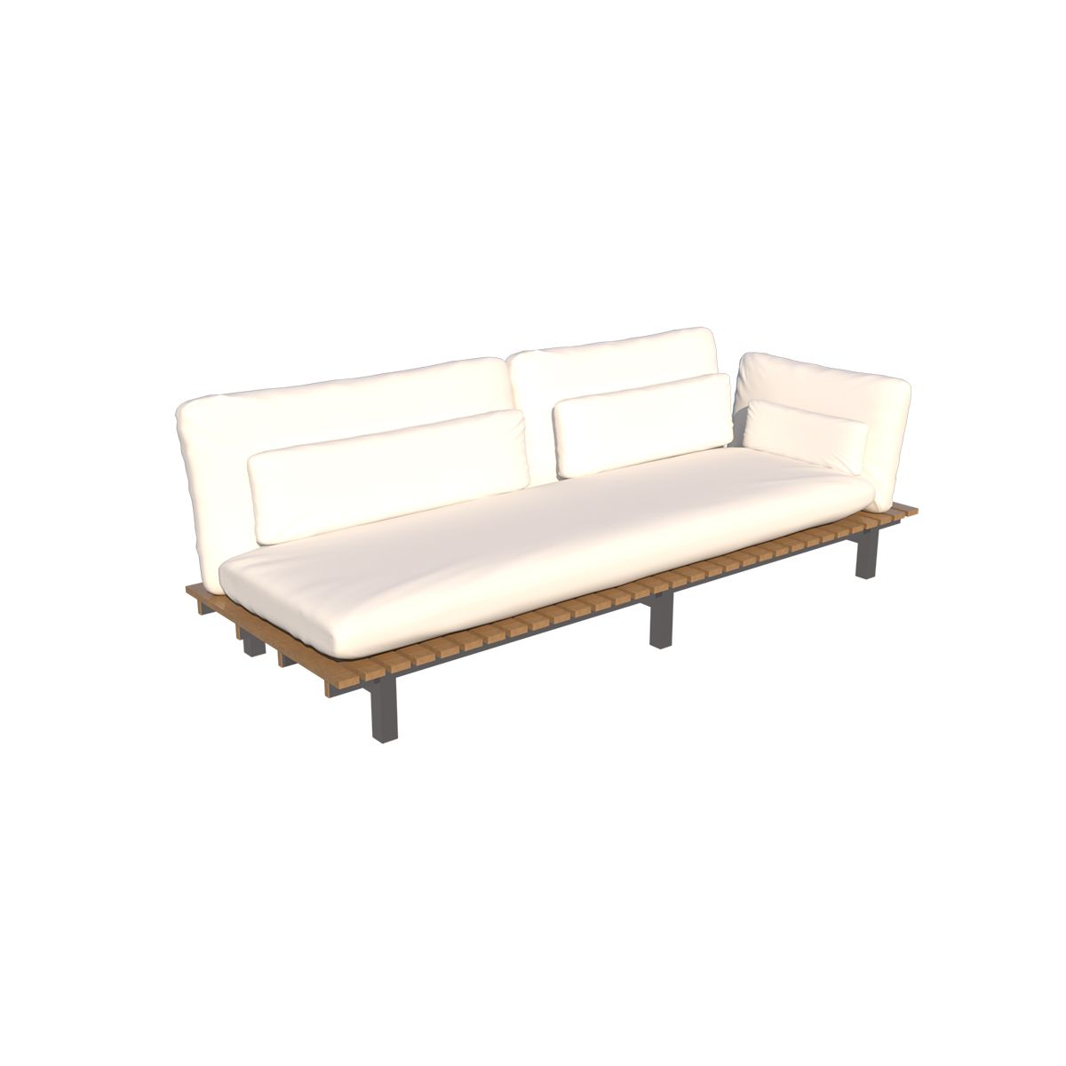 Sofá reclinable Riviera con brazo
