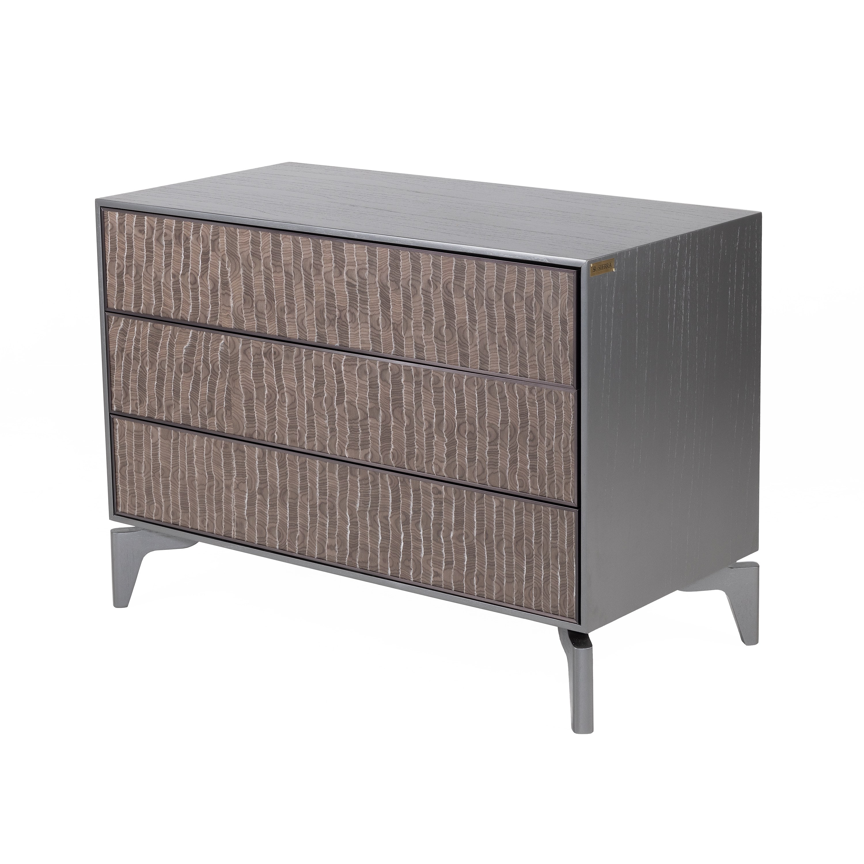 Mesa de luz Farina patas de madera