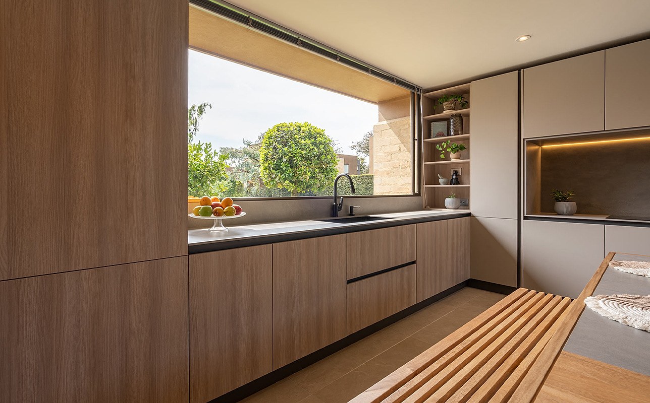 Purastone prima – Metro Grey — el material en un ambiente