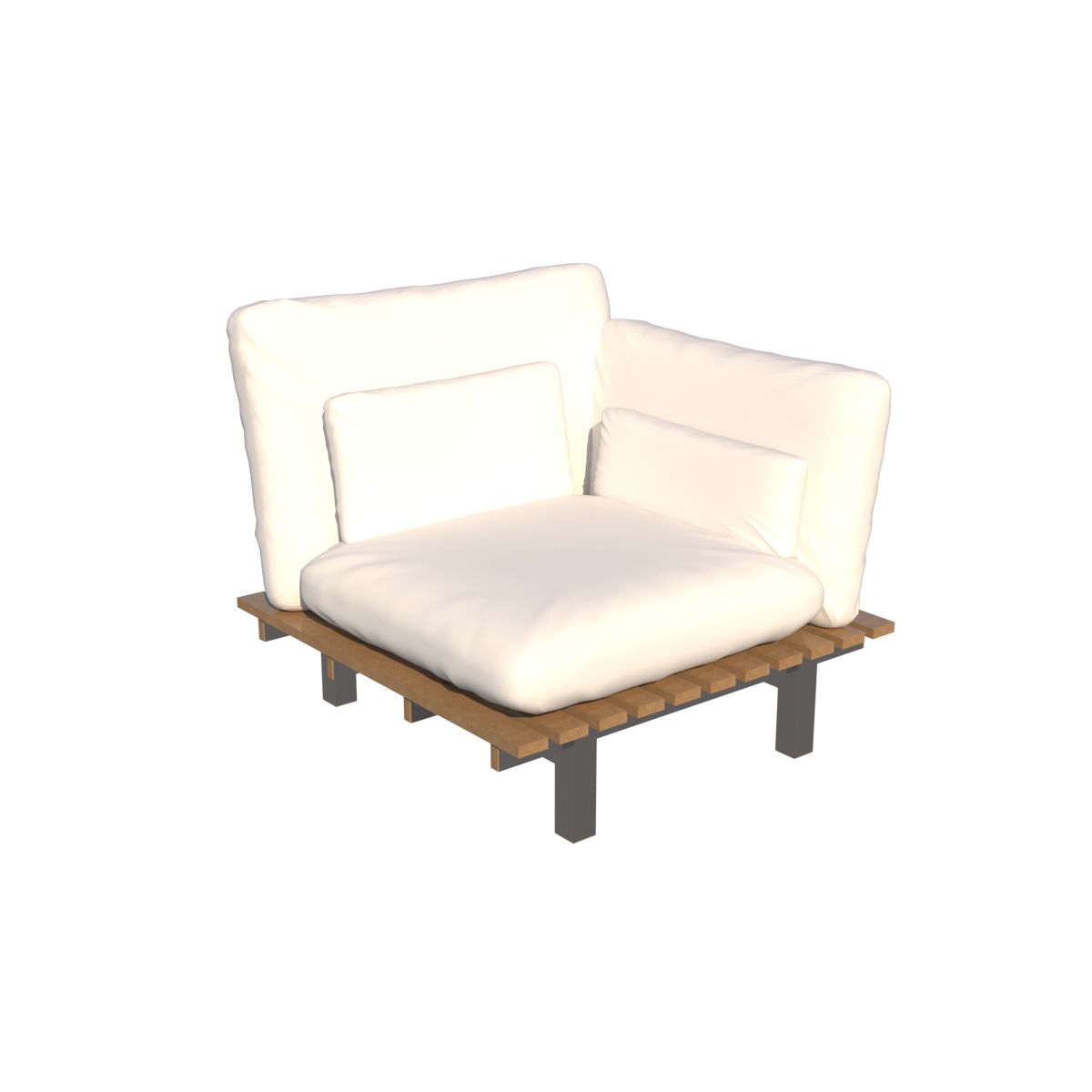 Sofá reclinable con brazo