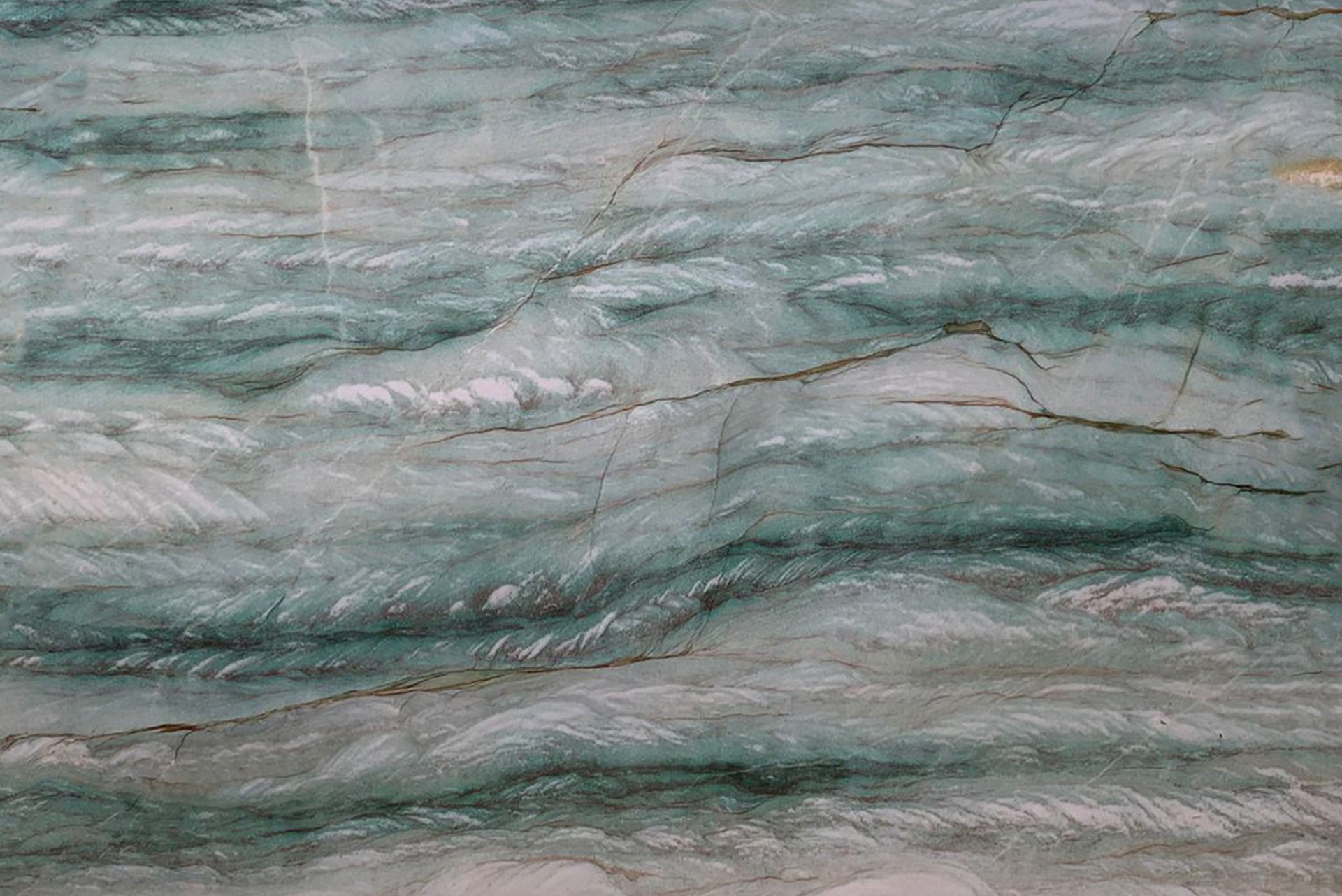 Cuarcita – Verde Gaya — el material en un ambiente