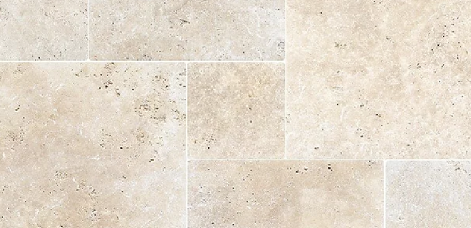 Travertino – Travertino Clásico Al Agua Patrón Francés — Travertino