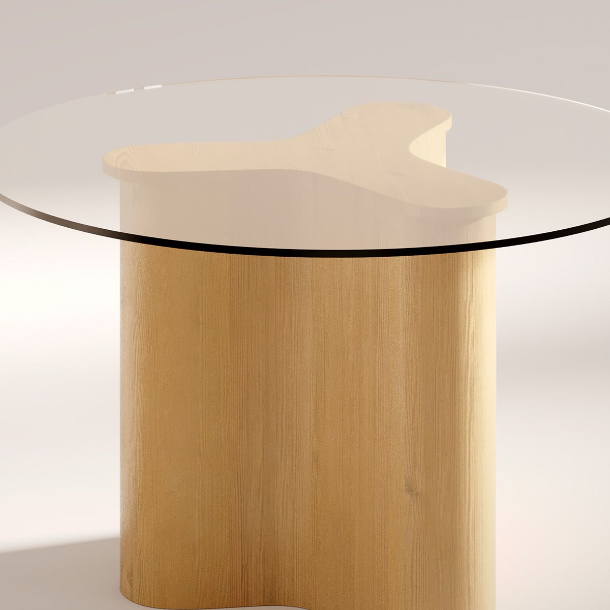 Mesa de comedor Le Monde vidrio