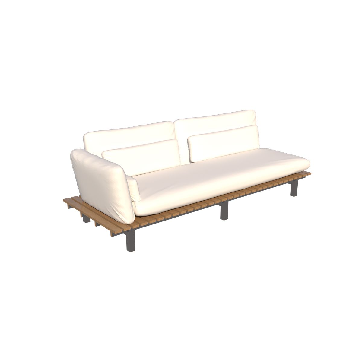 Sofá reclinable Riviera con brazo