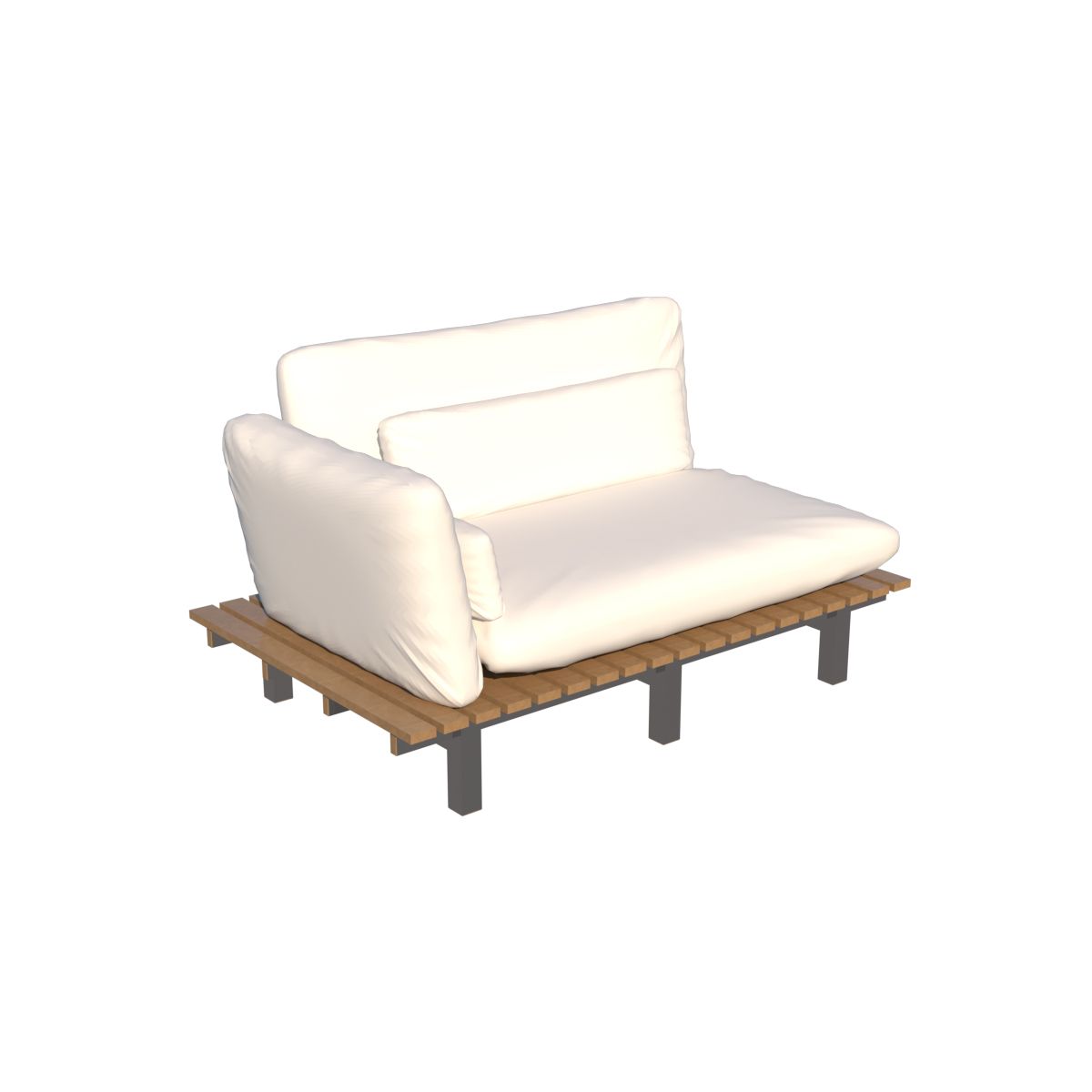 Sofá reclinable Riviera con brazo