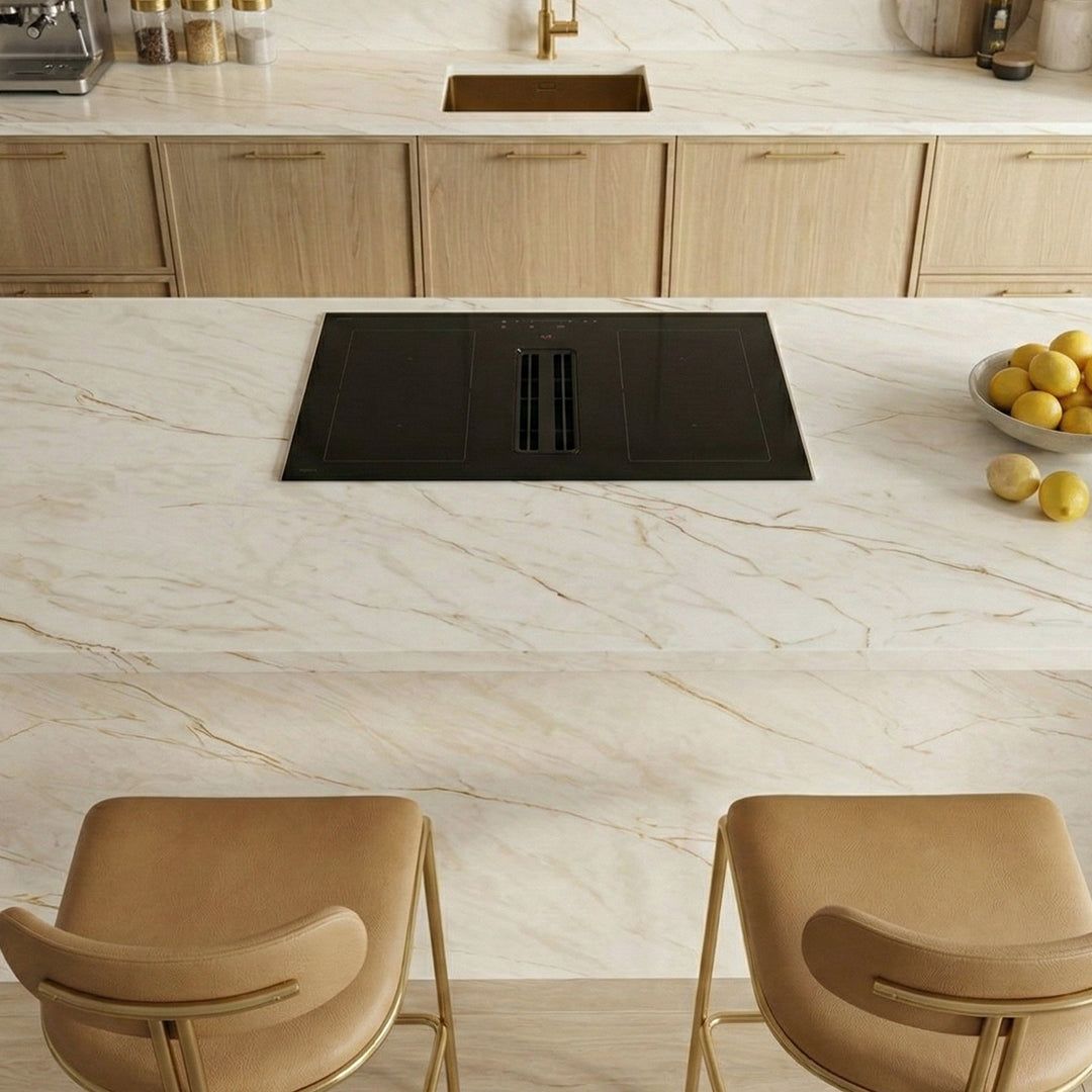 Purastone prima – Vena Oro — el material en un ambiente