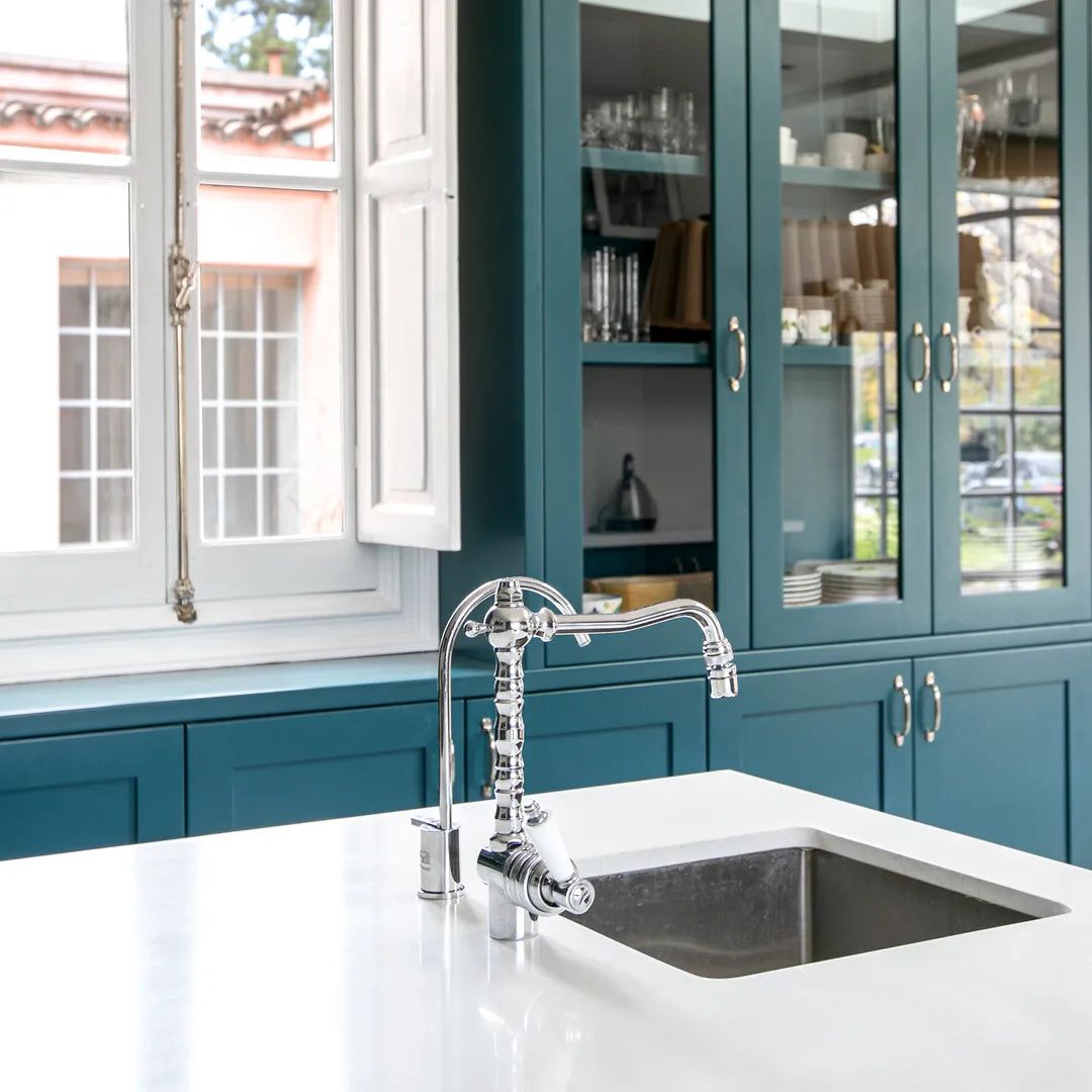 Purastone – Blanco Nube — el material en un ambiente