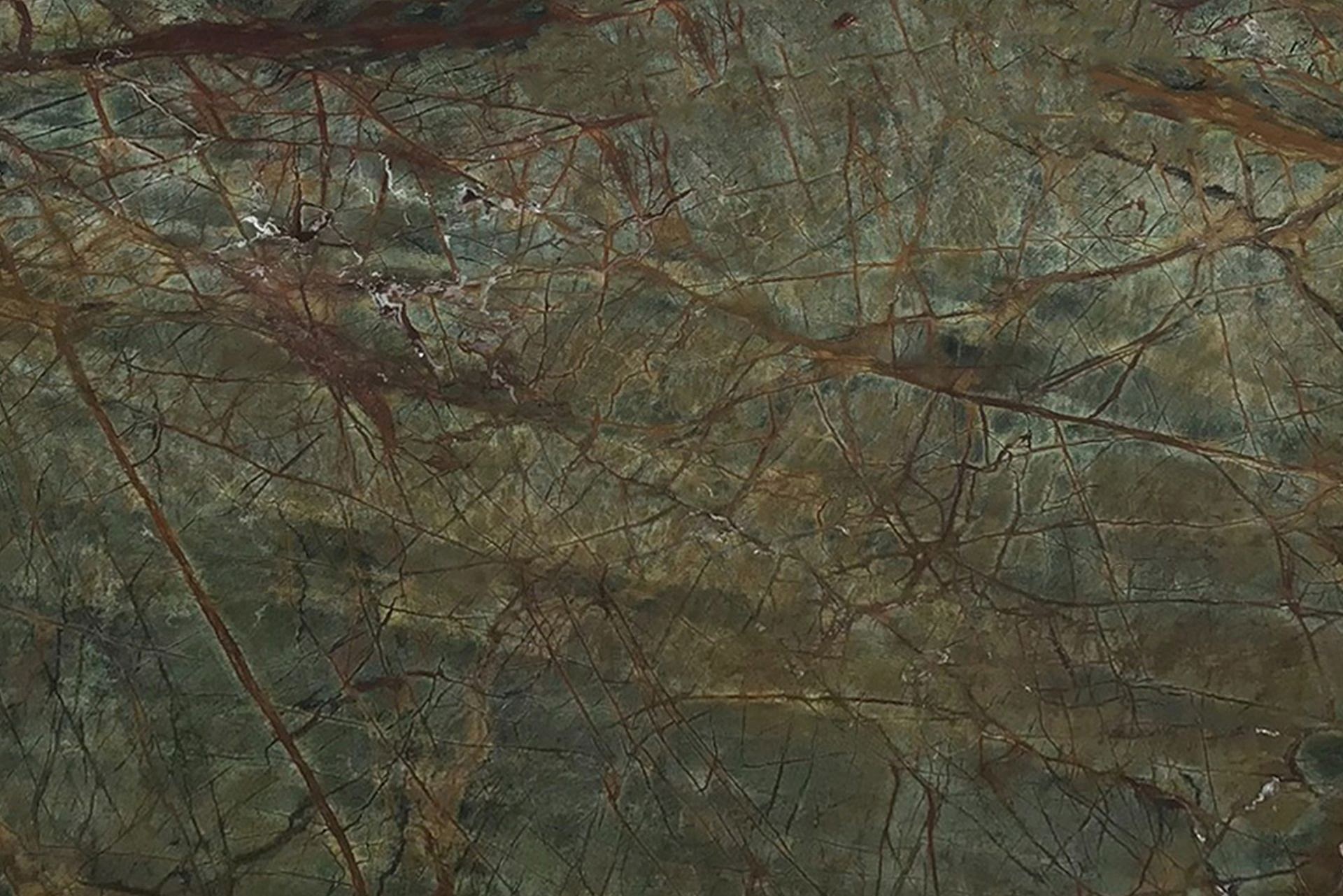 Mármol – Verde Bosque — detalle de la veta