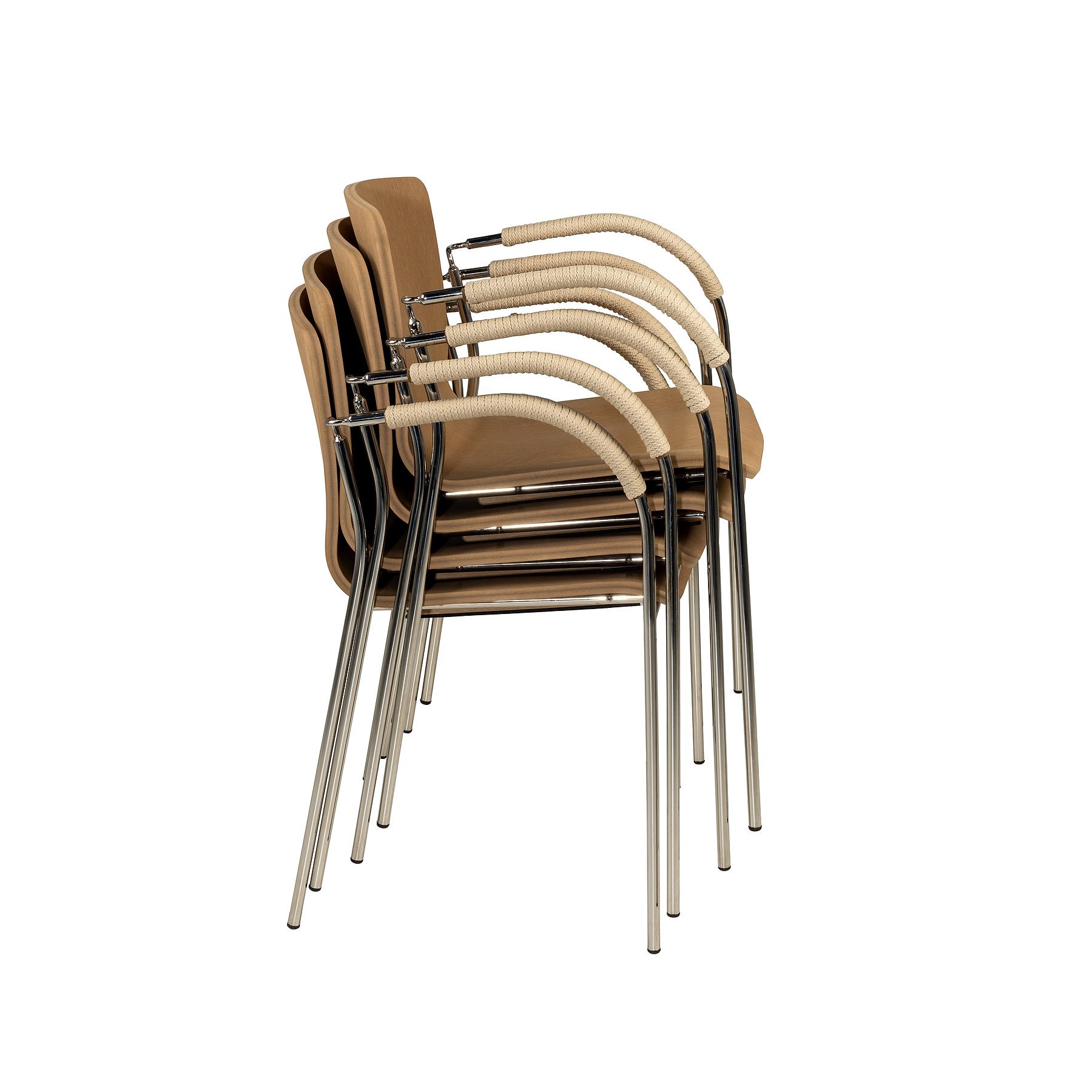 Silla apilable Fabbri con cuerda — foto 8