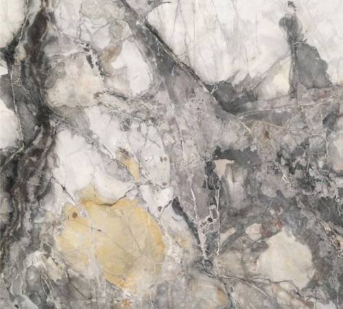 Mármol – Invisible Grey Gold — detalle de la veta