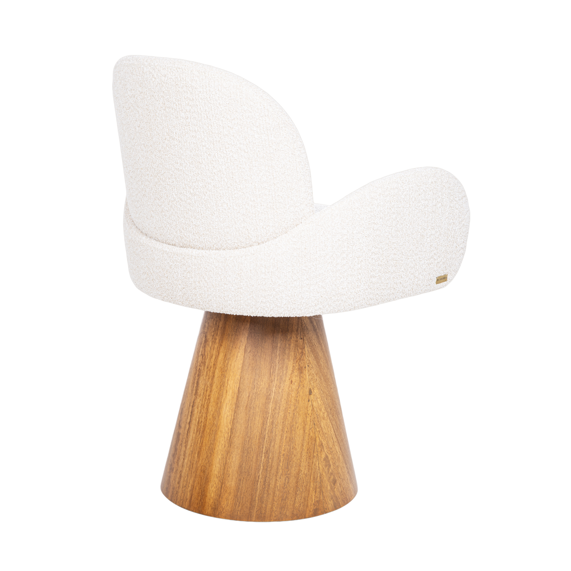 Silla Prima giratoria base de madera