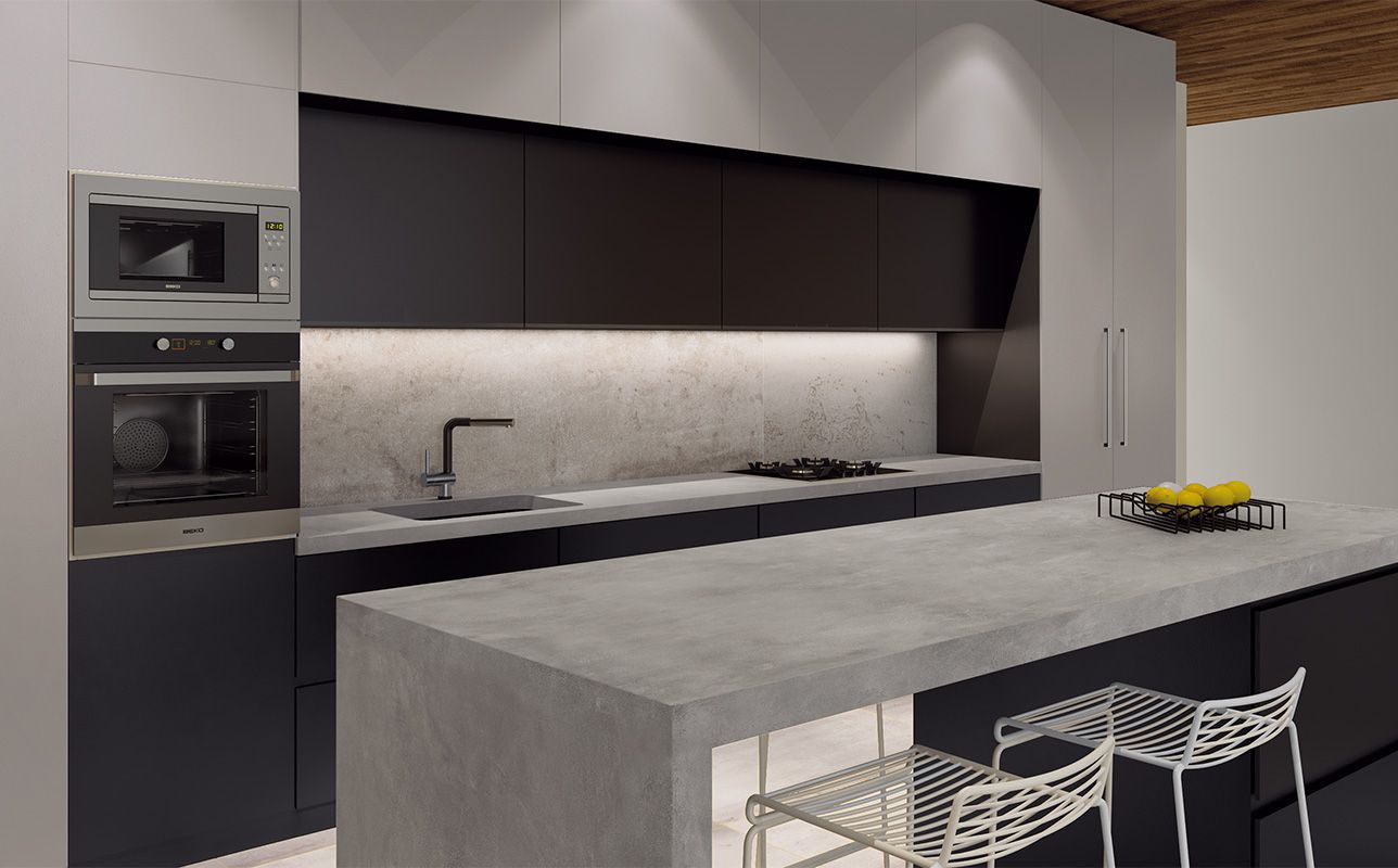 Purastone prima – Metro Grey — placa entera