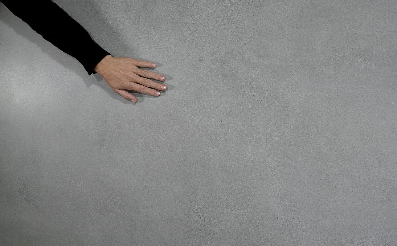 Purastone prima – Metro Grey — el material en un ambiente