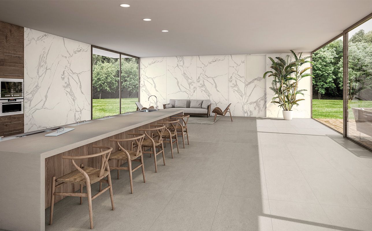 Purastone prima – Aria — el material en un ambiente