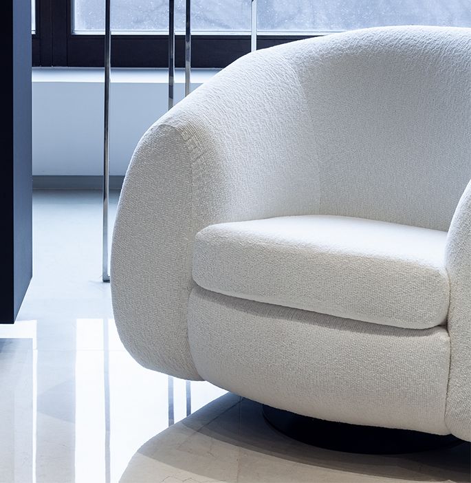 Sillón Club giratorio con hamaca