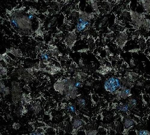 Granito – Volga Blue — detalle de la veta