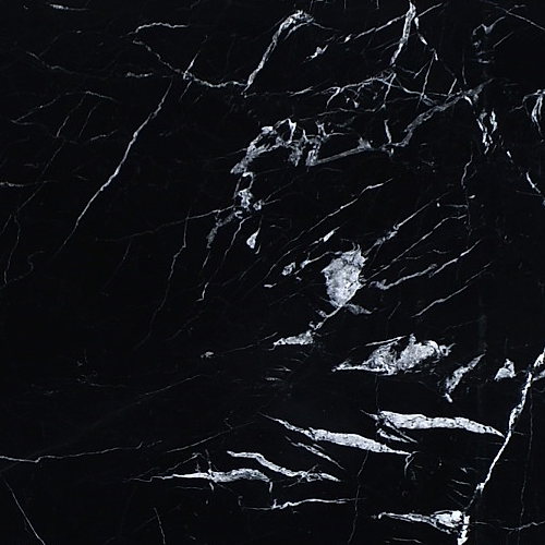 Mármol – Negro Marquina — el material en un ambiente