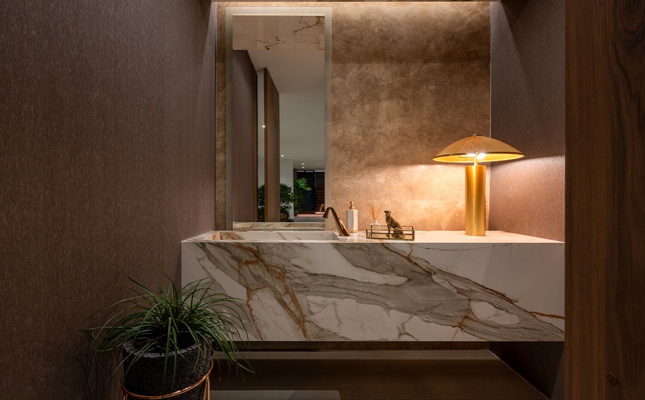 Purastone prima – Macchia Vecchia — el material en un ambiente