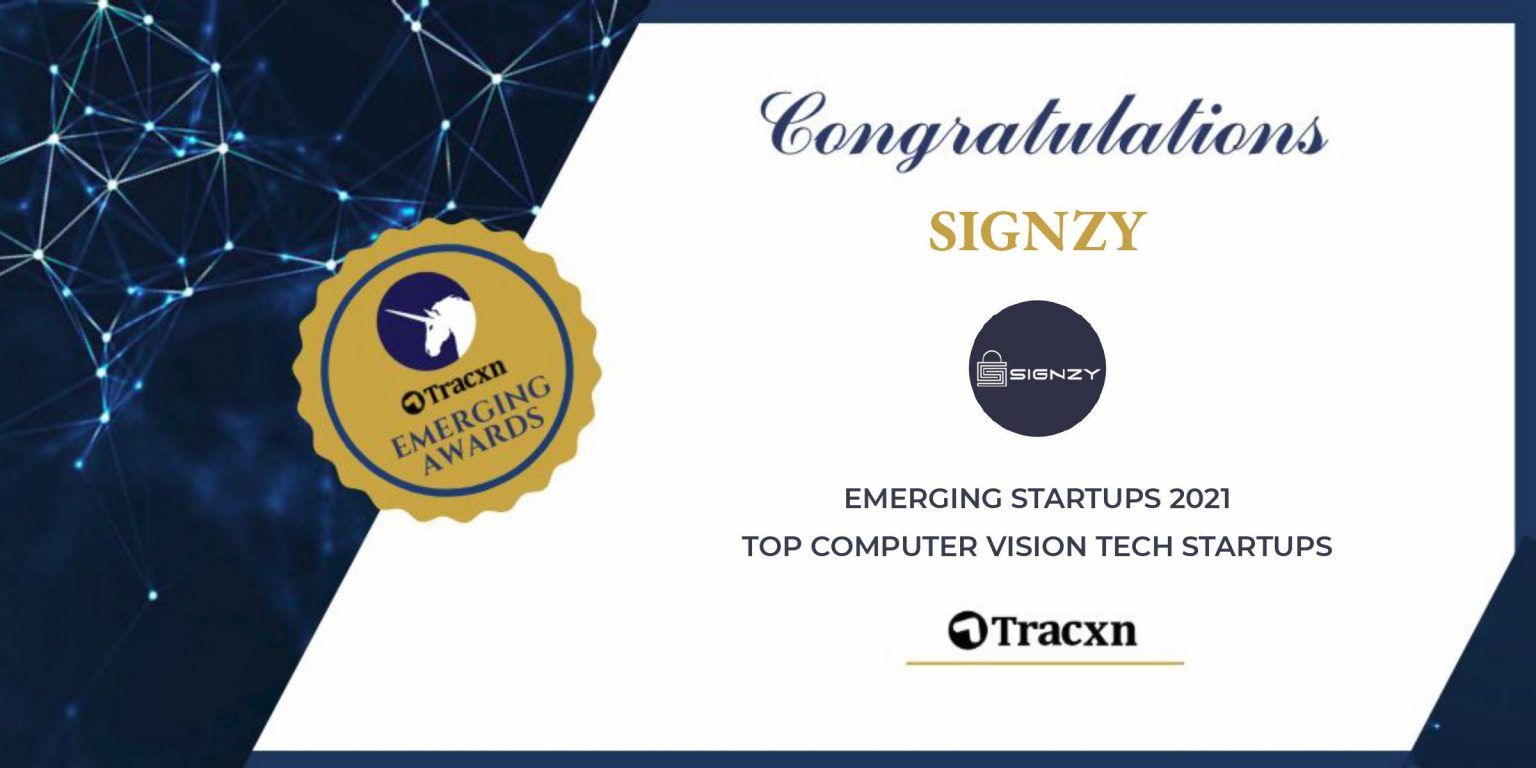 Signzy Is Now Part Of Tracxn’s Emerging Startups Of Computer Vision!