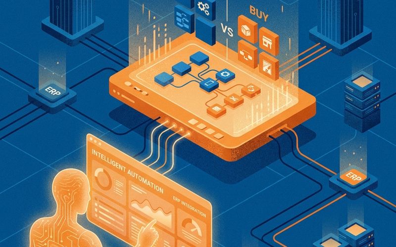 Build vs Buy en automatización administrativa: cuándo conviene desarrollo interno y cuándo una plataforma guiada
