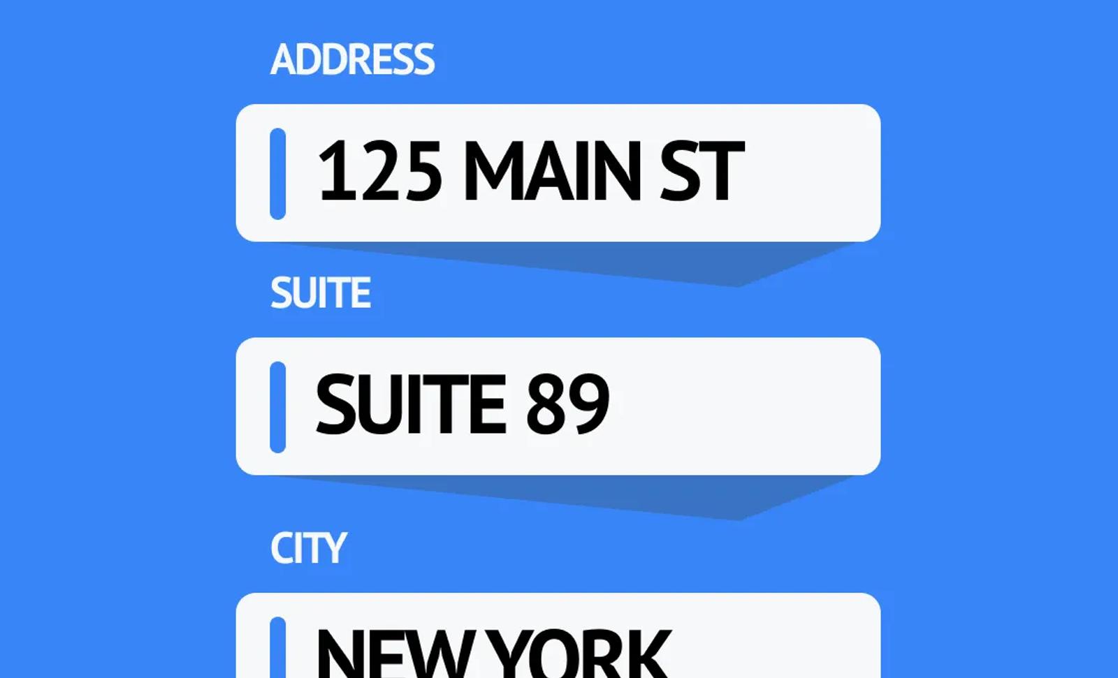 How do I change business addresses?