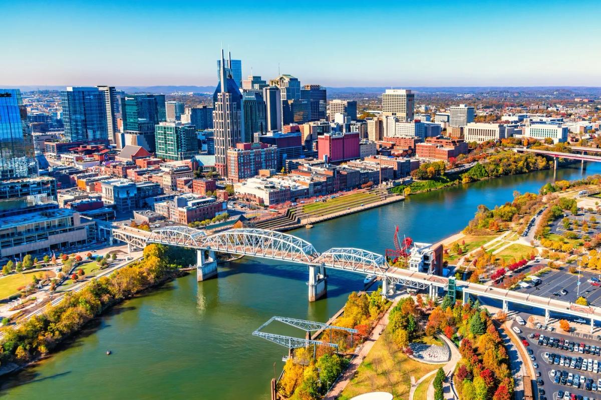 nashville skyline representing stable's nashville virtual address