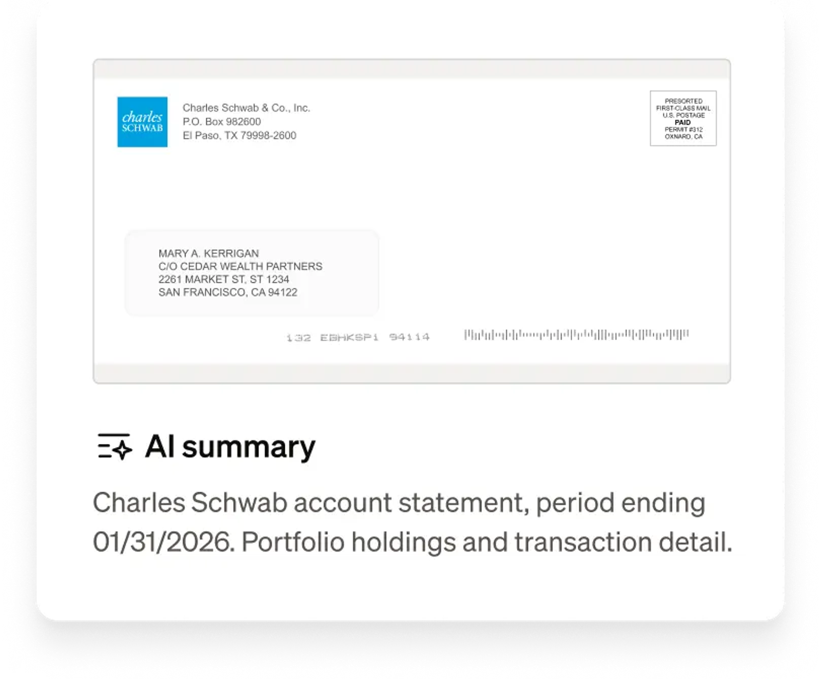 Stable platform showing pre-filled business information form for USPS change of address submission